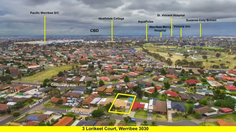 Main view of Homely house listing, 3 Lorikeet Court, Werribee VIC 3030