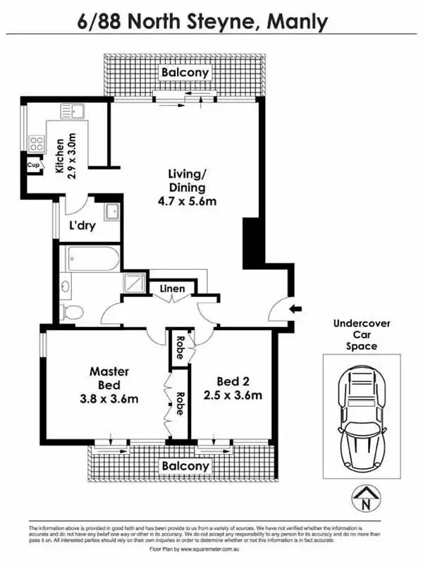 Fifth view of Homely apartment listing, 6/88 North Steyne, Manly NSW 2095