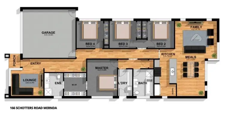 Second view of Homely house listing, 166 Schotters Road, Mernda VIC 3754