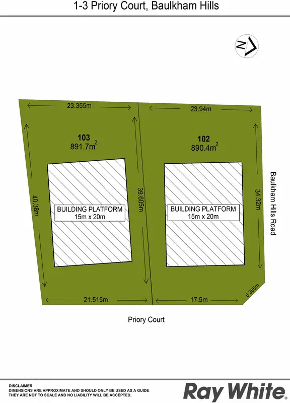 Main view of Homely land listing, Lot 102 and 103 Priory Court AKA 26 and 28 Baulkham Hills Road, Baulkham Hills NSW 2153