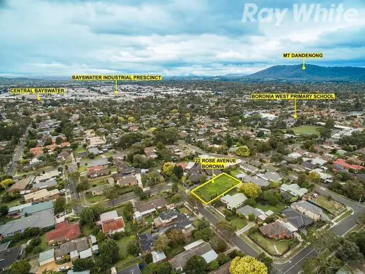 Third view of Homely land listing, 22 Rose Avenue, Boronia VIC 3155