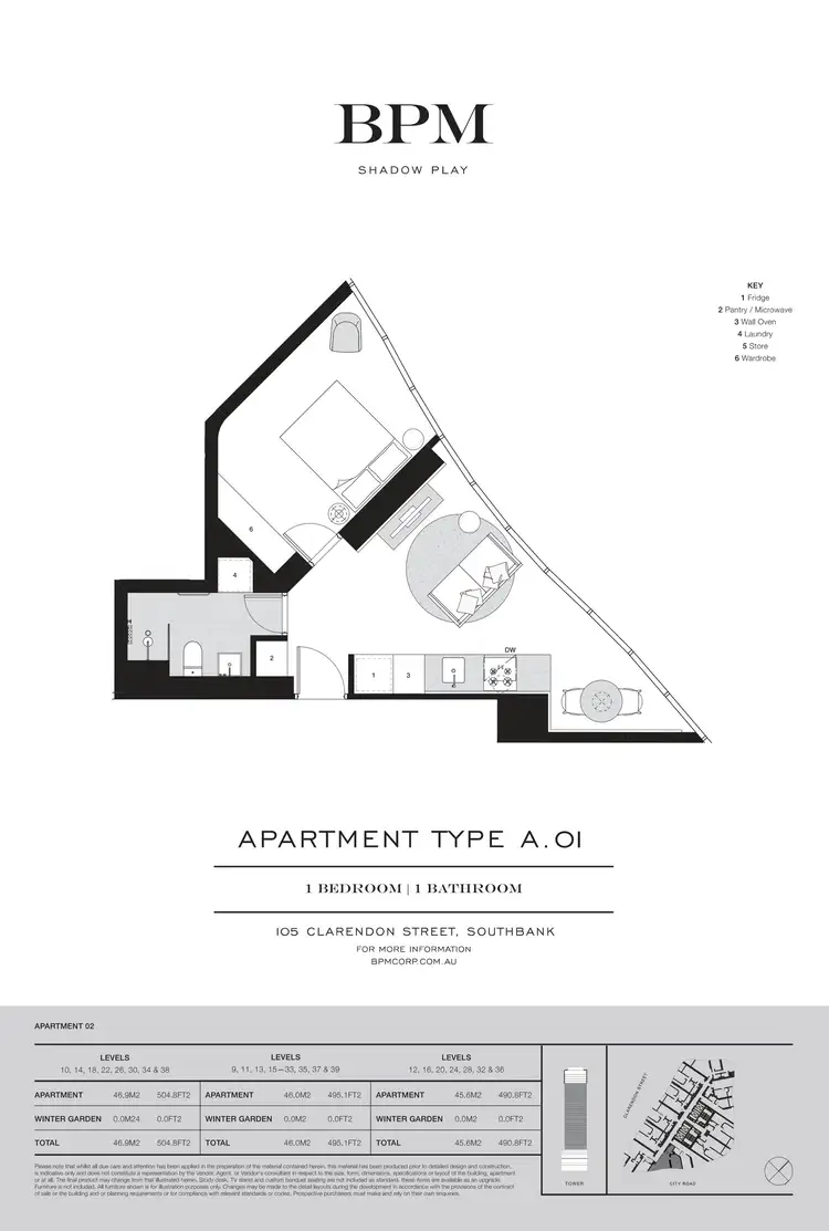 Second view of Homely apartment listing, 2502/105 Clarendon Street, Southbank VIC 3006