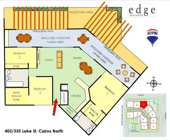 Fourth view of Homely apartment listing, 403/335 Lake Street, Cairns QLD 4870