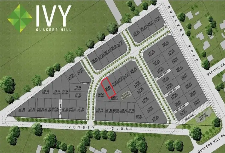 Main view of Homely land listing, Lot 46 336 Quakers Road, Quakers Hill NSW 2763