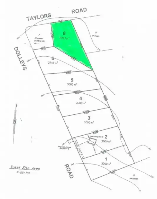 Main view of Homely land listing, Lot 8 Taylors Road, Withcott QLD 4352