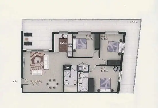 Second view of Homely apartment listing, 26/465-481 Wentworth Ave, Toongabbie NSW 2146