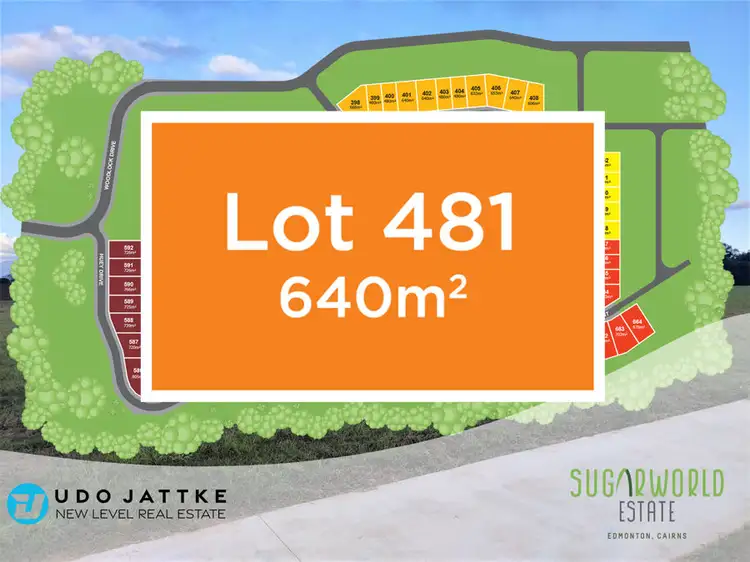 Main view of Homely land listing, Lot 481 Teodo Street, Edmonton QLD 4869