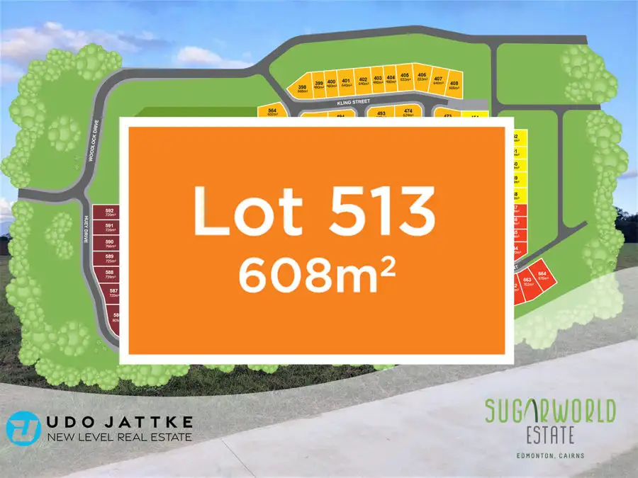 Main view of Homely land listing, Lot 513 Del Manso Crescent, Edmonton QLD 4869