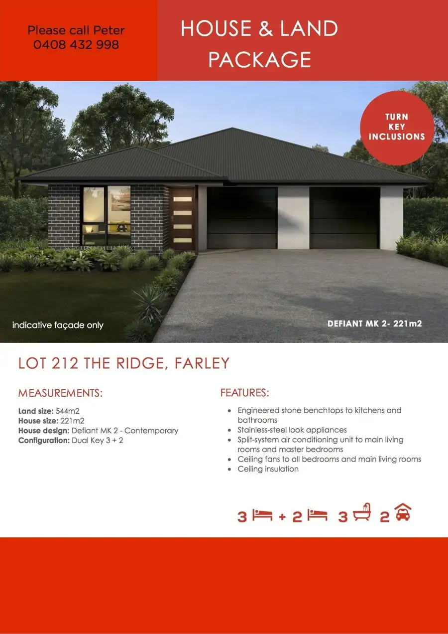 Main view of Homely house listing, Lot 212 Farley, Farley NSW 2320