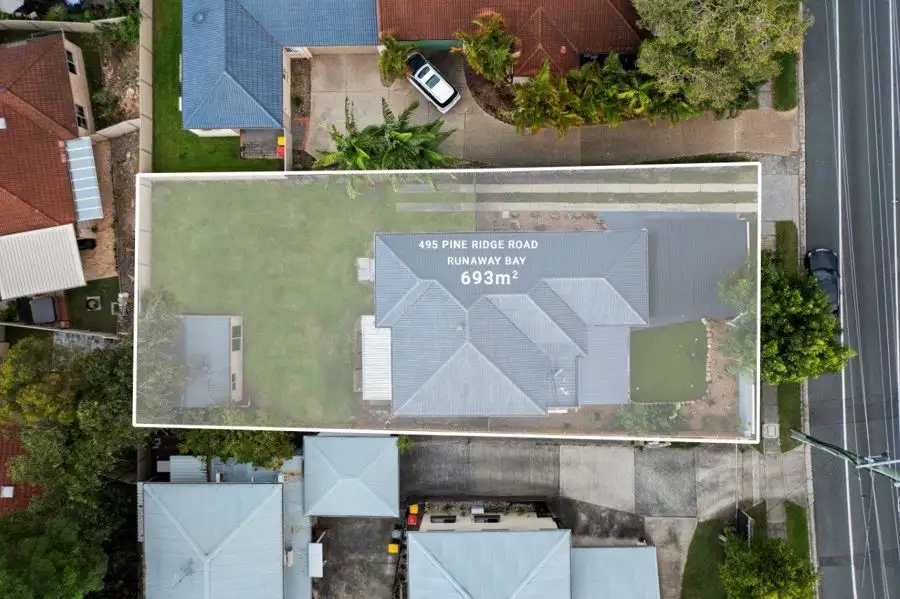 Main view of Homely land listing, 495 Pine Ridge Road, Runaway Bay QLD 4216