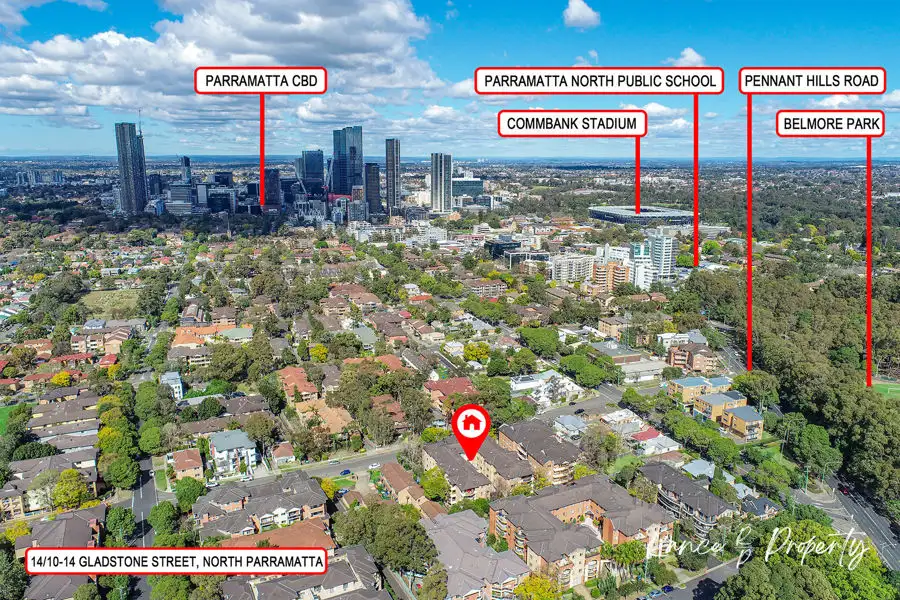 Main view of Homely apartment listing, 14/10-14 Gladstone Street, North Parramatta NSW 2151