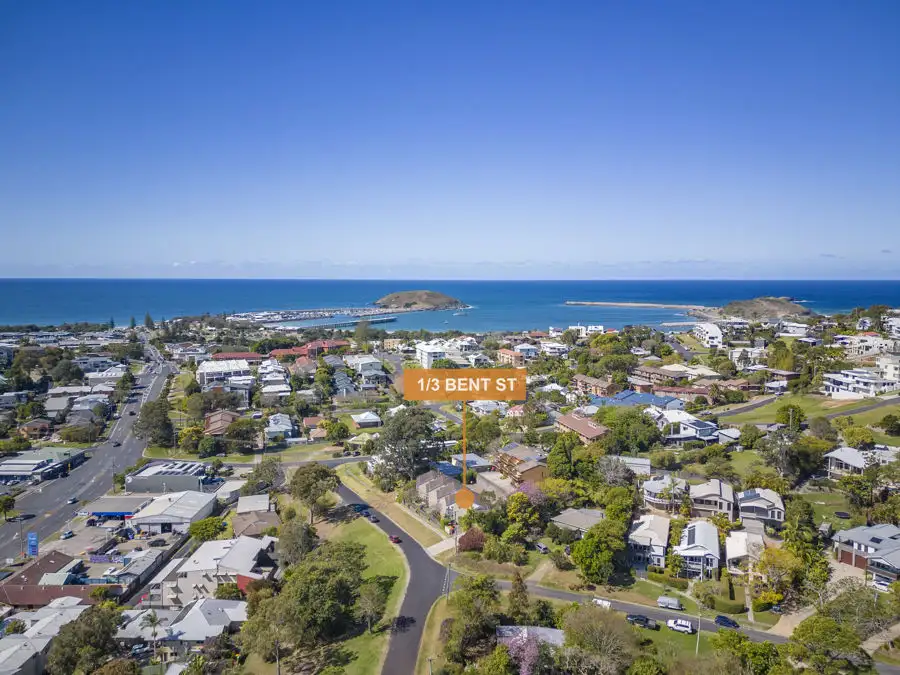 Main view of Homely townhouse listing, 1/3 Bent Street, Coffs Harbour NSW 2450