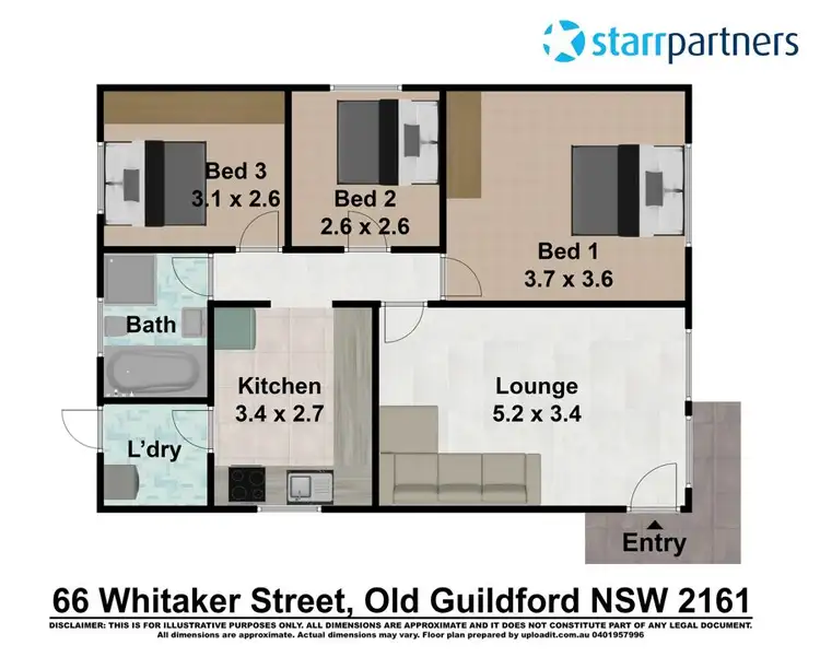 Seventh view of Homely house listing, 66 Whitaker Street, Old Guildford NSW 2161