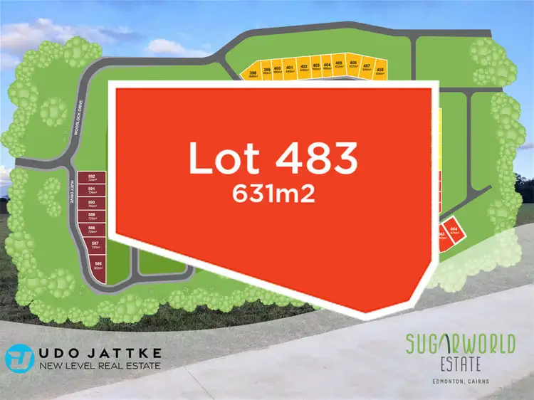 Main view of Homely land listing, Lot 483 Del Manso Crescent, Edmonton QLD 4869