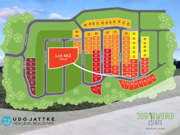 Second view of Homely land listing, Lot 463 Del Manso Crescent, Edmonton QLD 4869