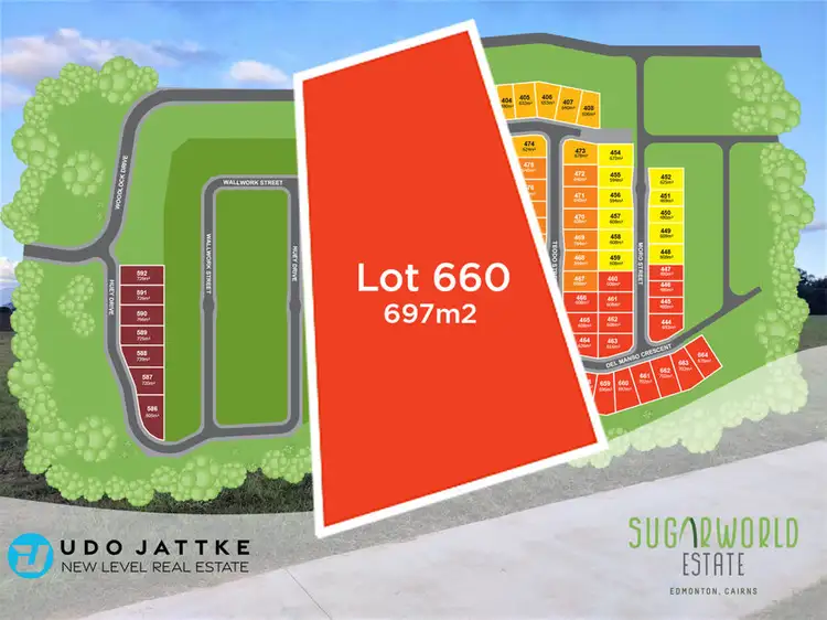 Main view of Homely land listing, Lot 660 Del Manso Crescent, Edmonton QLD 4869