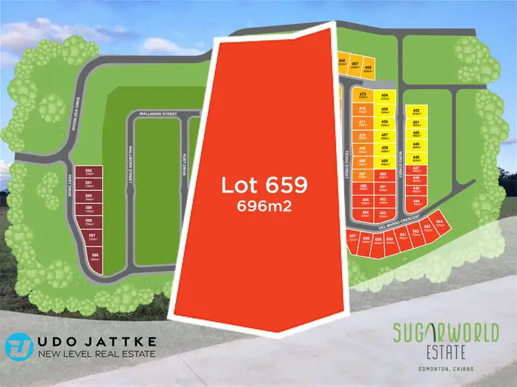 Main view of Homely land listing, Lot 659 Del Manso Crescent, Edmonton QLD 4869