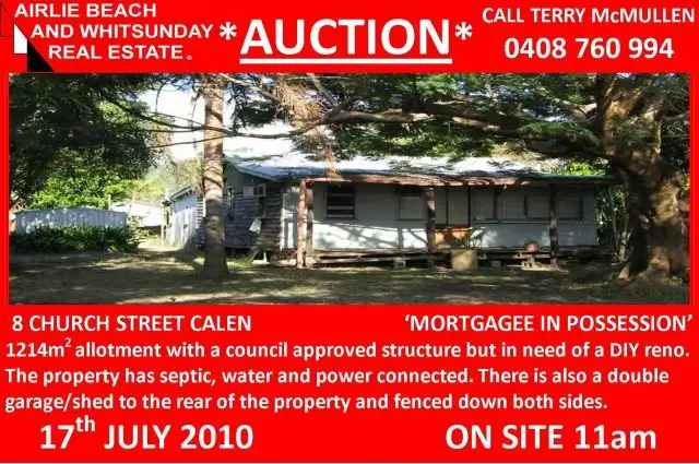 Main view of Homely house listing, 8 CHURCH STREET, Calen QLD 4798