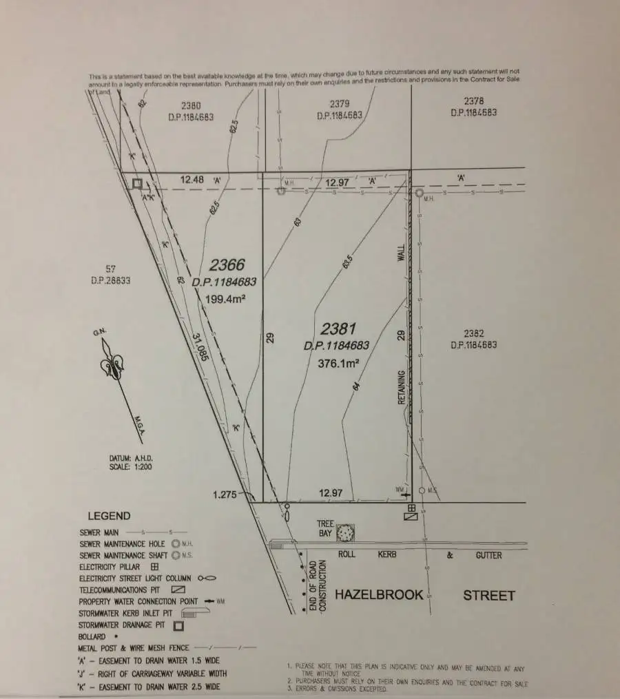 Main view of Homely land listing, Lot 2366 & 2381 Hazelbrook Street, The Ponds NSW 2769