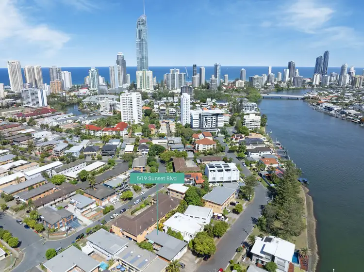 Main view of Homely unit listing, 5/19 Sunset Boulevard, Surfers Paradise QLD 4217