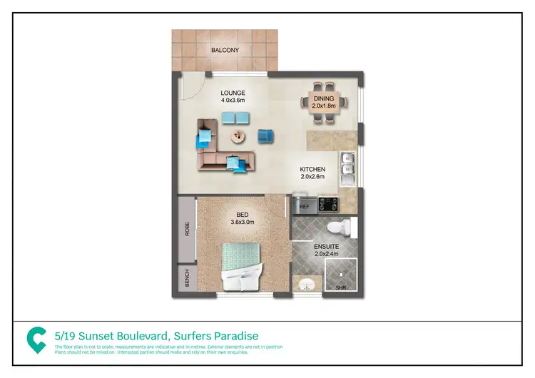 Seventh view of Homely unit listing, 5/19 Sunset Boulevard, Surfers Paradise QLD 4217
