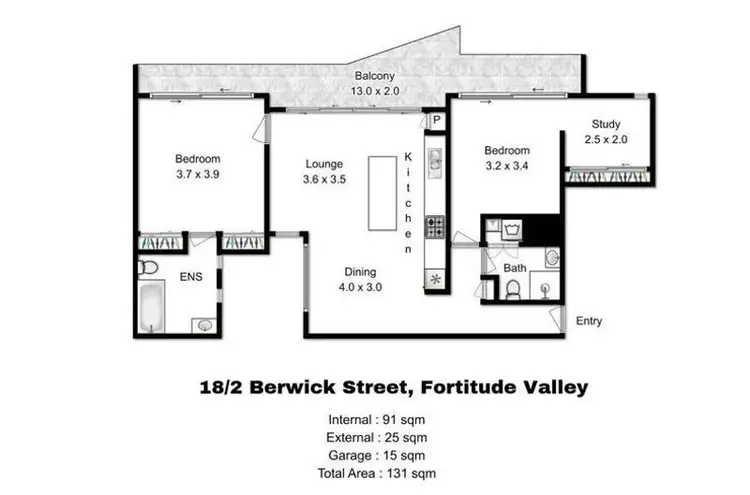 Main view of Homely apartment listing, 18/2 Berwick Street, Fortitude Valley QLD 4006