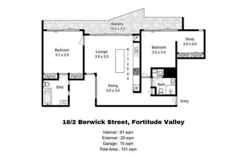 Main view of Homely apartment listing, 18/2 Berwick Street, Fortitude Valley QLD 4006