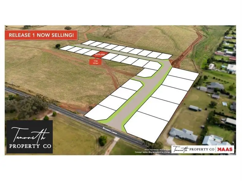 Main view of Homely land listing, Lot 116 Eagle View Estate, Tamworth NSW 2340