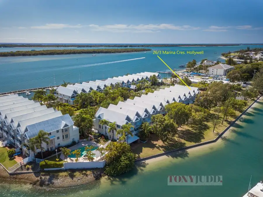 Main view of Homely townhouse listing, 26/3 Marina Crescent, Hollywell QLD 4216