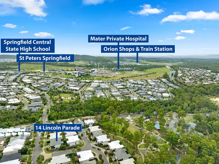 Second view of Homely townhouse listing, 14 Lincoln Pde, Springfield Lakes QLD 4300