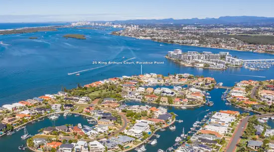 Fourth view of Homely house listing, 25 King Arthurs Ct, Paradise Point QLD 4216