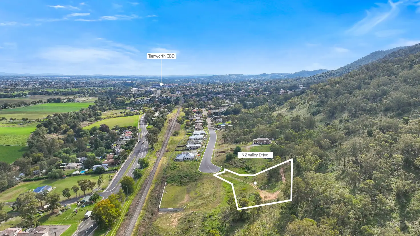 Main view of Homely land listing, 92 Valley Drive, Tamworth NSW 2340
