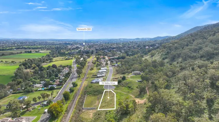 Main view of Homely land listing, 94 Valley Drive, Tamworth NSW 2340