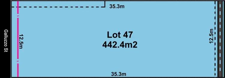 Main view of Homely land listing, Lot 47 Galluzzo Street, Riverstone NSW 2765