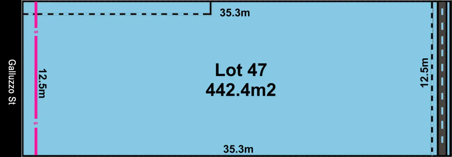 Main view of Homely land listing, Lot 47 Galluzzo Street, Riverstone NSW 2765