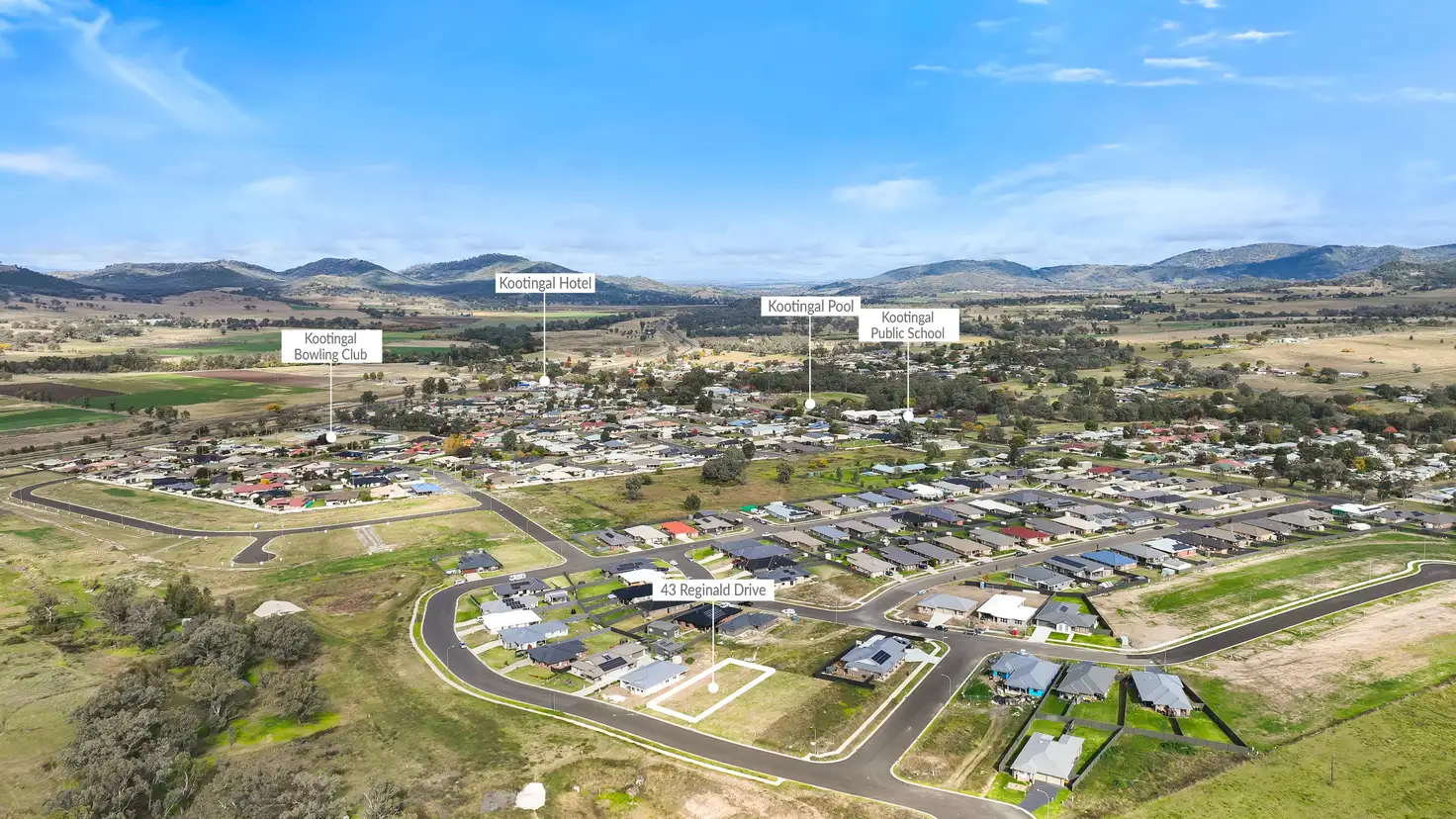 Main view of Homely land listing, 43 Reginald Drive, Kootingal NSW 2352