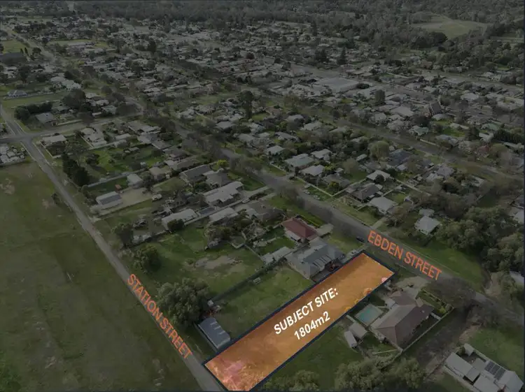 Main view of Homely land listing, 3 EBDEN STREET, Heathcote VIC 3523