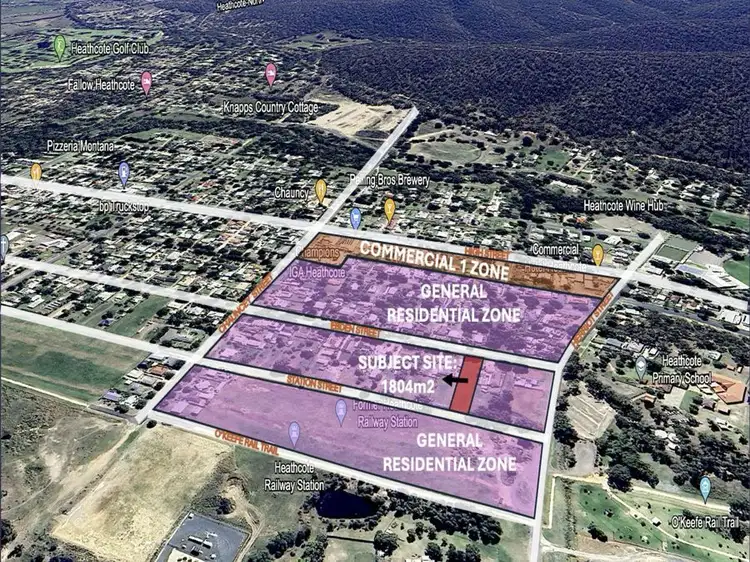 Third view of Homely land listing, 3 EBDEN STREET, Heathcote VIC 3523