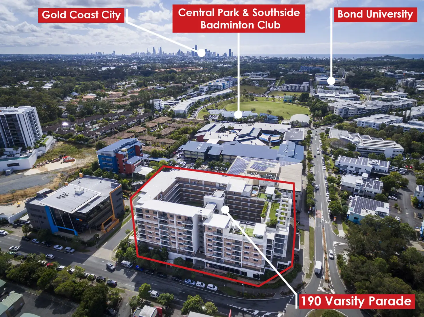 Main view of Homely apartment listing, 207/190 Varsity Parade, Varsity Lakes QLD 4227