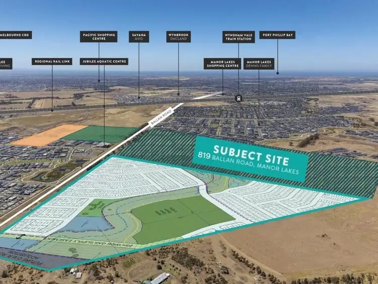 Second view of Homely land listing, 819 Ballan Road, Manor Lakes VIC 3024