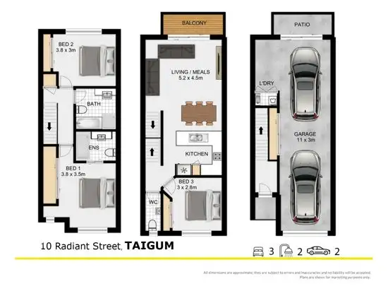 Second view of Homely townhouse listing, 83/10 Radiant St, Taigum QLD 4018