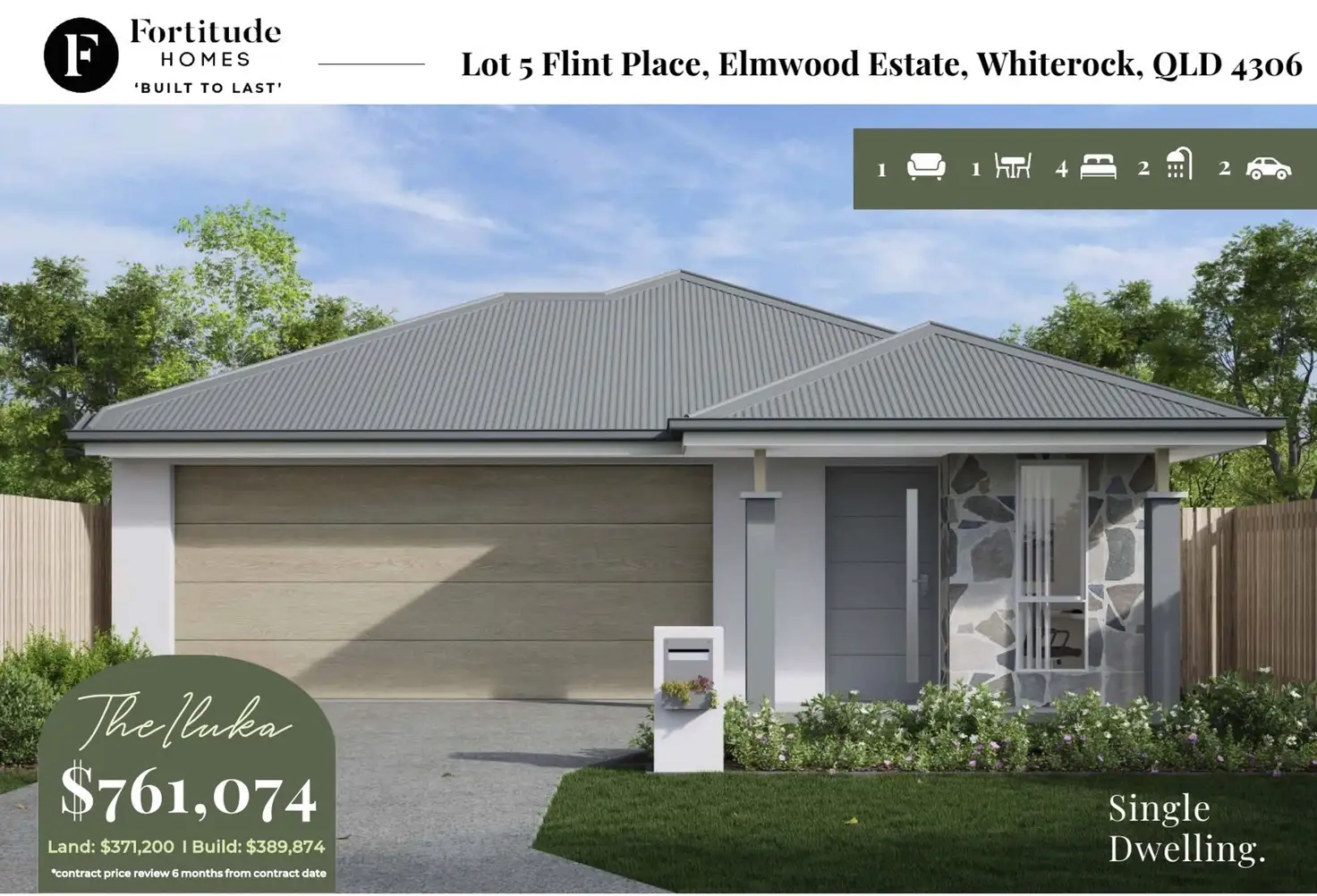 Main view of Homely house listing, Lot 5 Flint Place, White Rock QLD 4306