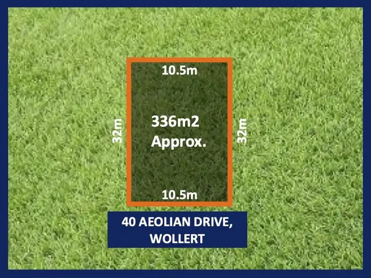 Main view of Homely land listing, 40 Aeolian Drive, Wollert VIC 3750