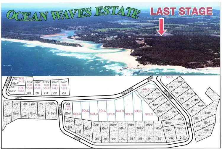 Main view of Homely land listing, Lots 207-213,254 Swordfish Drive, Valla Beach NSW 2448