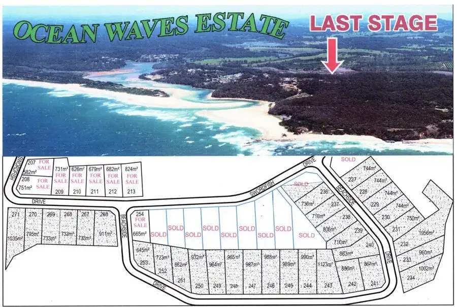 Main view of Homely land listing, Lots 207-213,254 Swordfish Drive, Valla Beach NSW 2448