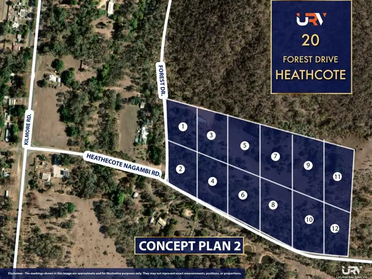 Third view of Homely land listing, 20 Forest Drive, Heathcote VIC 3523