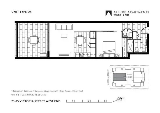 Third view of Homely apartment listing, 25/73 Victoria Street, West End QLD 4101