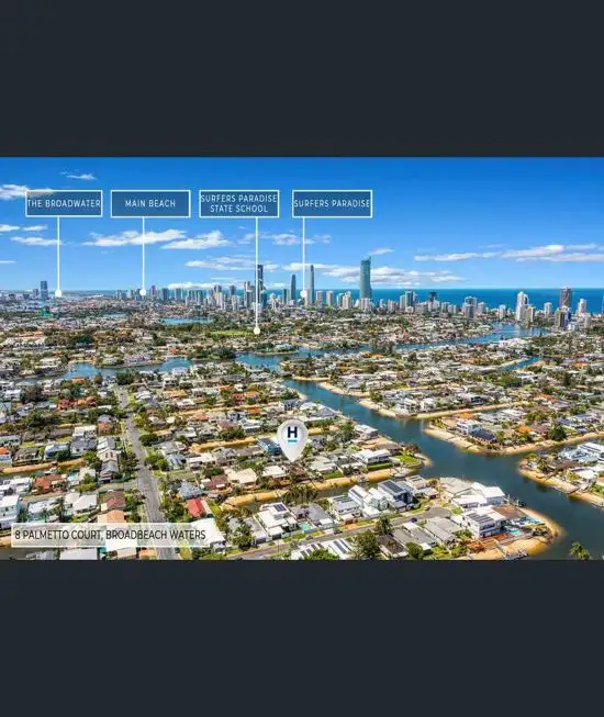 Fifth view of Homely house listing, 8 PALMETTO COURT, Broadbeach Waters QLD 4218