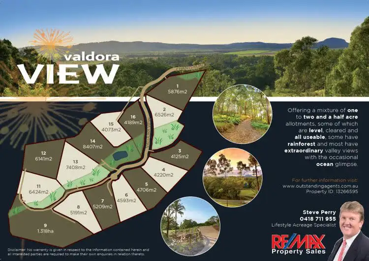 Second view of Homely land listing, 45 Valdora View (off Chants Road), Valdora QLD 4561