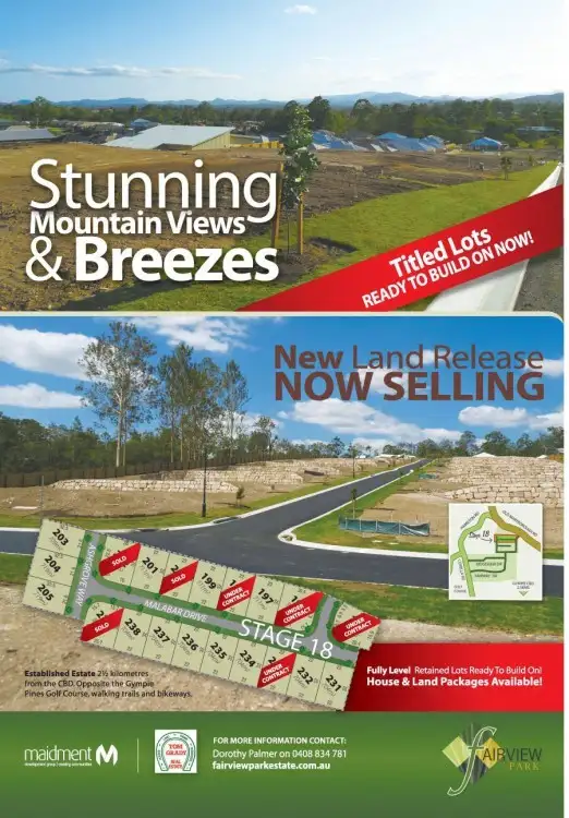 Lot 233 Malabar Drive, Fairview Park Estate, Gympie QLD 4570